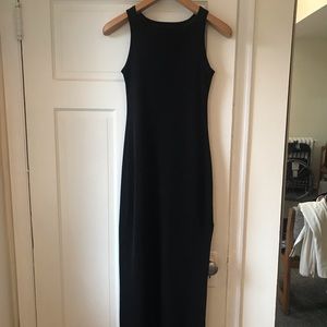 Vintage knit maxi dress